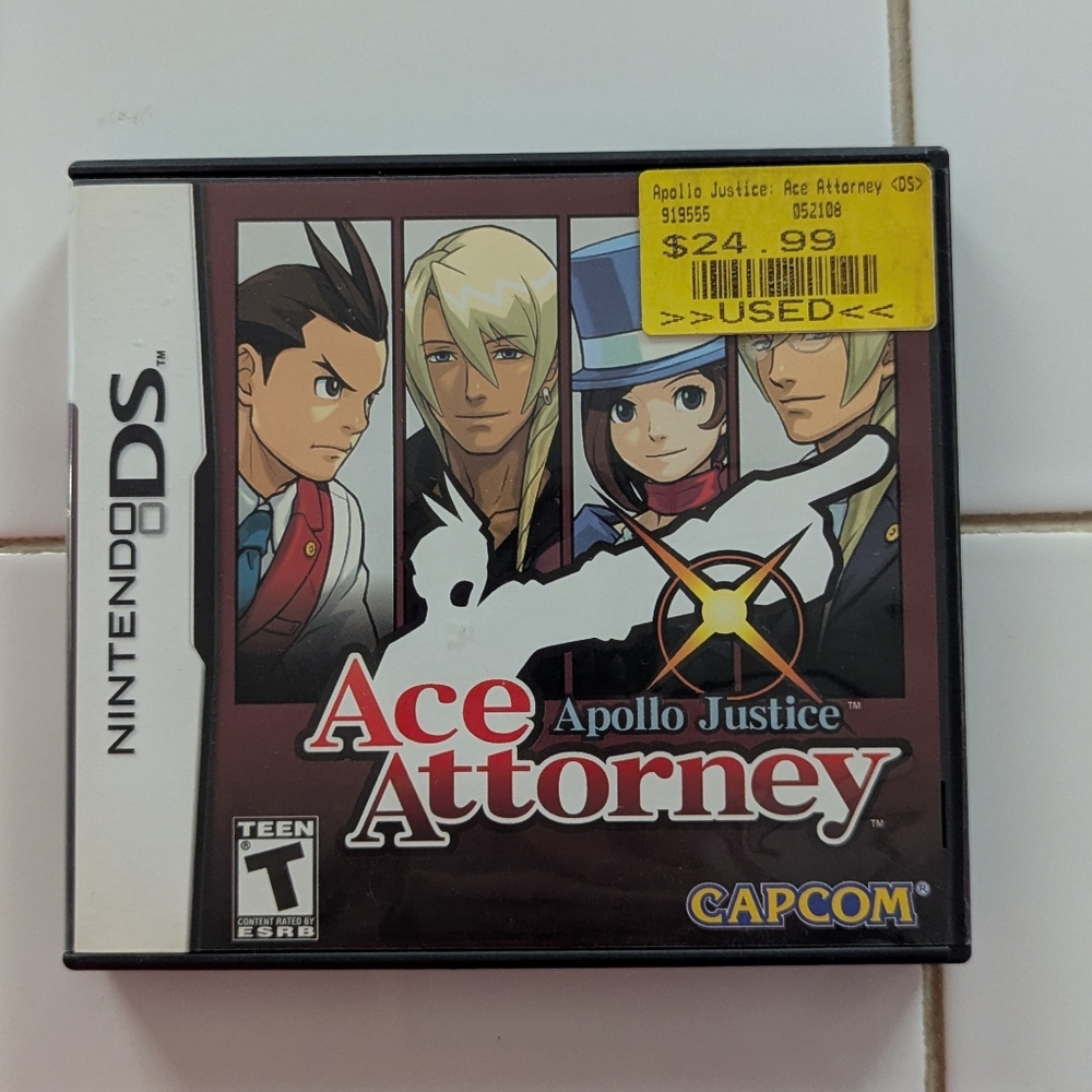 Nintendo DS Ace Attorney Apollo Justice CIB